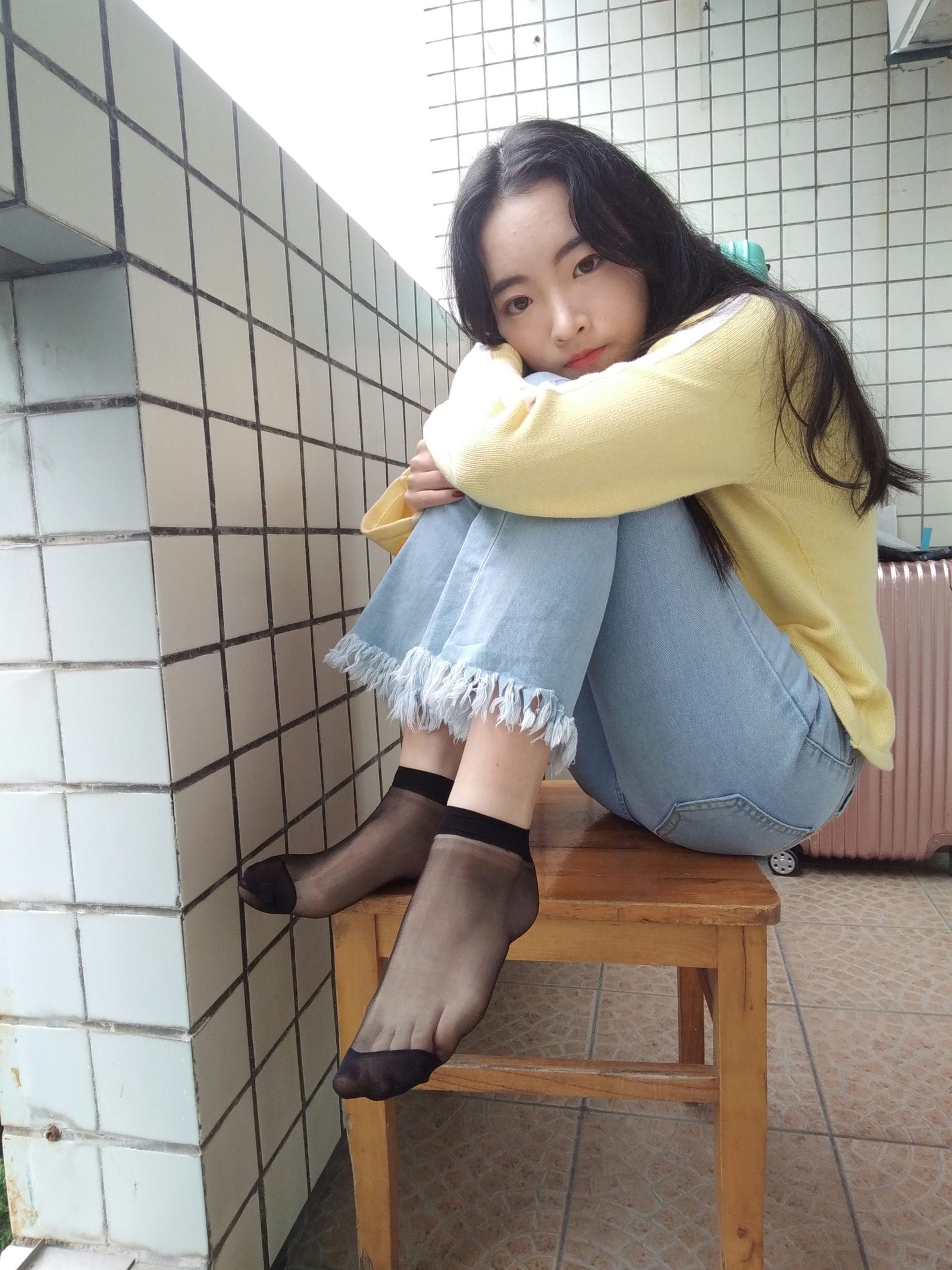 学妹校园寝室丝短袜美脚-第007期黄丽 [97P+198M]