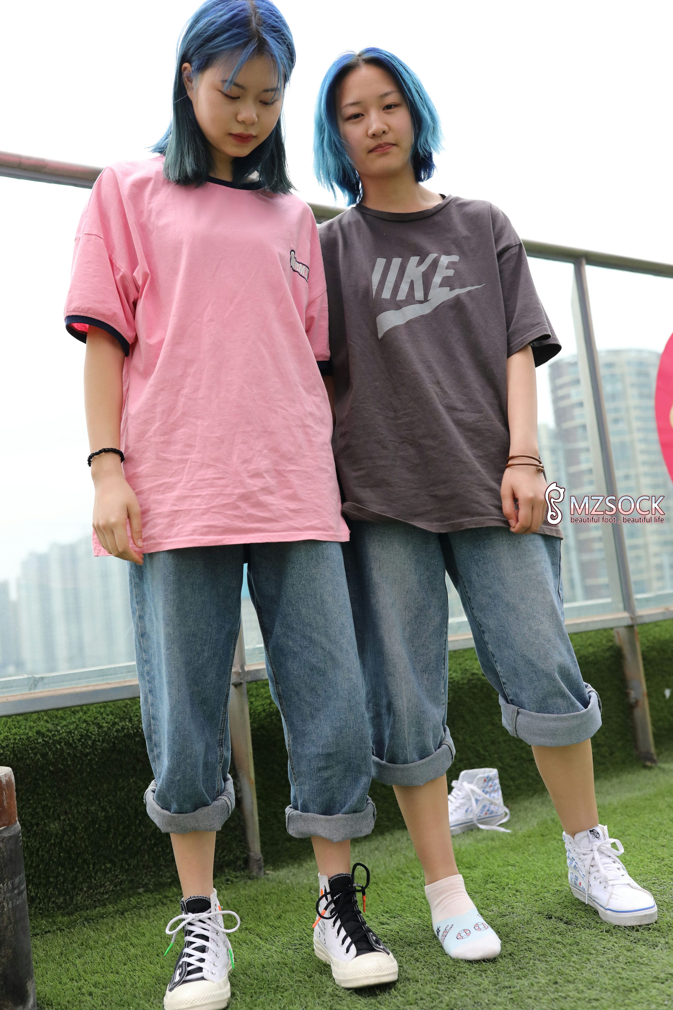 [MZSOCK]爱美足 NO.010 小珵&园子[114P／473MB]