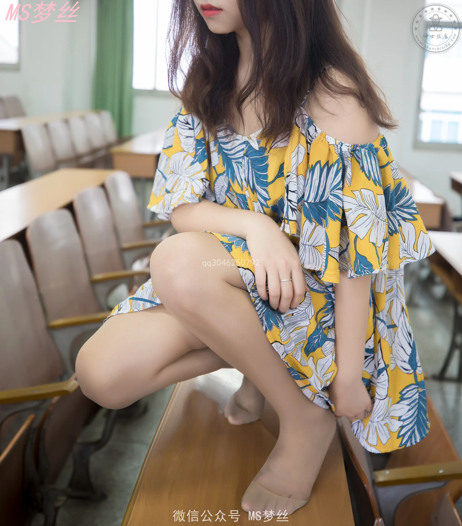 [MSLASS梦丝女神] 2018-08-02 NO.006 瑶瑶课间 [80P／660MB]