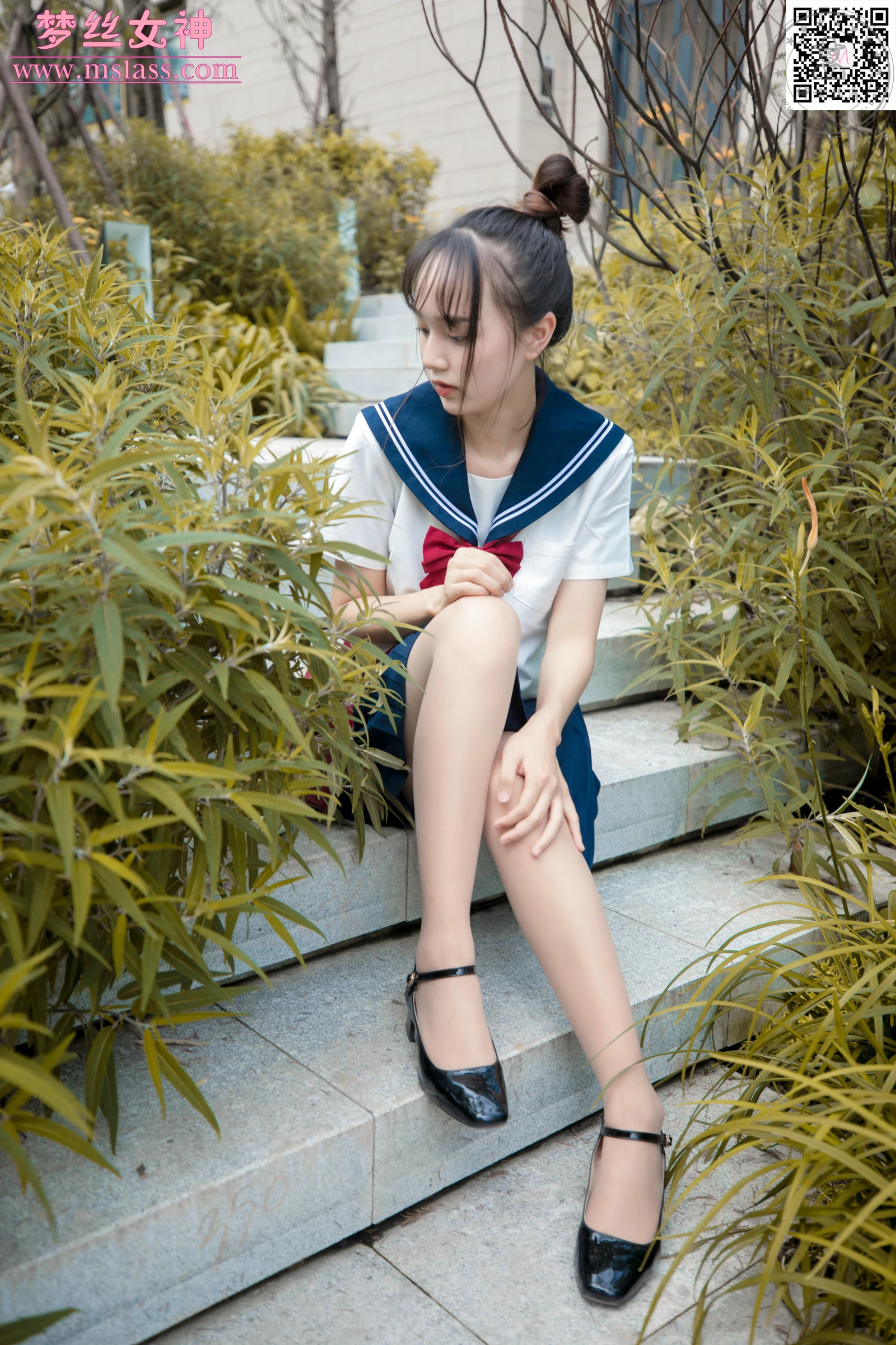 [MSLASS梦丝女神] 2019-09-03 NO.054 玥玥 JK小女神 [66+1P1V／668MB]